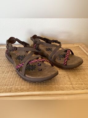 Skechers Women's Reggae Slim Vacay Sandal Brown - Sz 11 - IEC